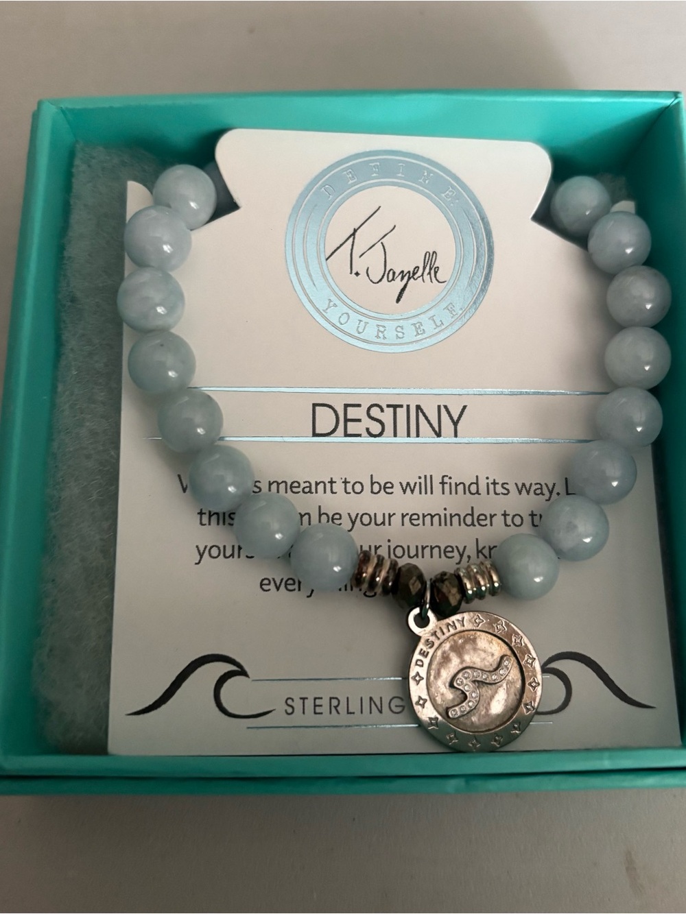 T. Jazelle beaded stretch bracelet-Destiny